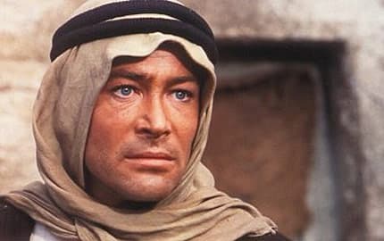 Imagine din filmul Lawrence al Arabiei, 1962