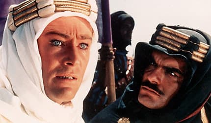 Imagine din filmul Lawrence al Arabiei, 1962