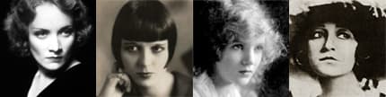 Marlene Dietrich, Luise Books, Mary Miles Minter, Pauline Frederick